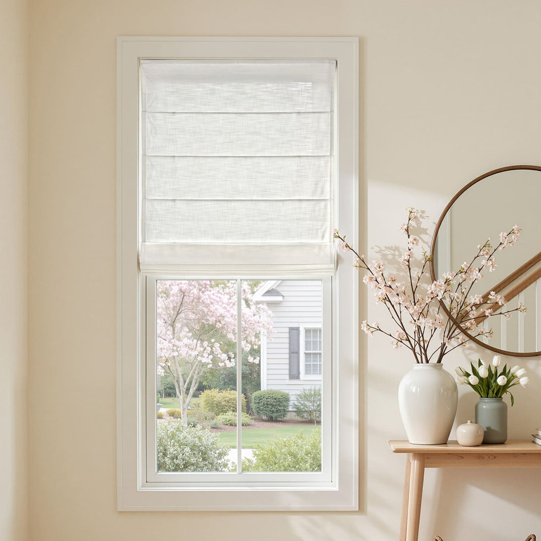 Cortinas opacas de lino Joydeco Flaxaline