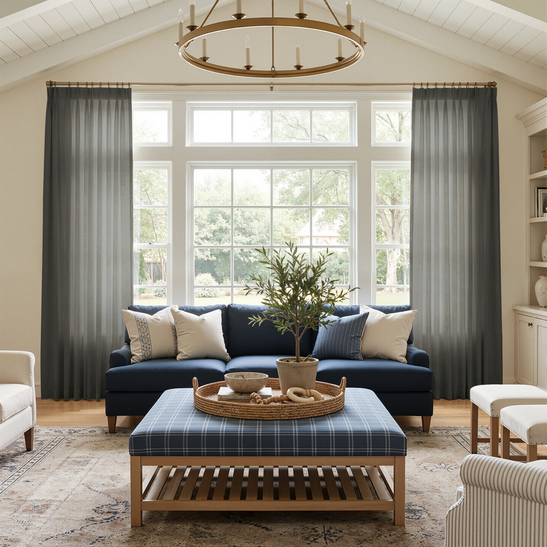 Emery Linen Light Filtering Curtain