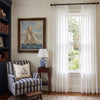 Lily Plain Weave Sheer Curtain