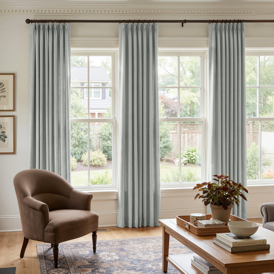 Nolan Coarse Slub Linen Cotton Curtain