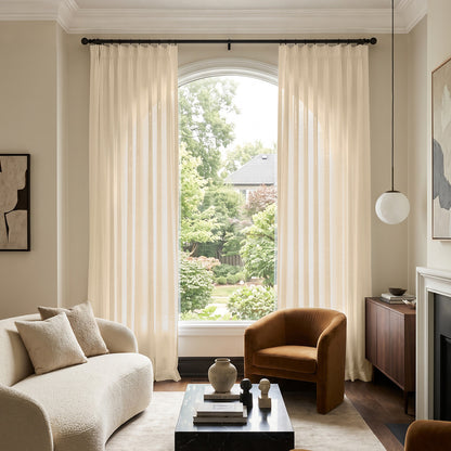 Grove Linen Blend Light Filtering Curtain