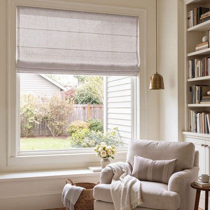 Cortinas opacas de lino Joydeco Flaxaline