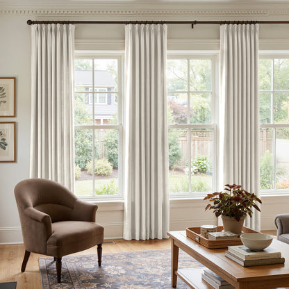 Cortinas opacas de lino Joydeco Flaxaline
