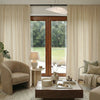 Essential Faux Linen 100% Blackout Curtain