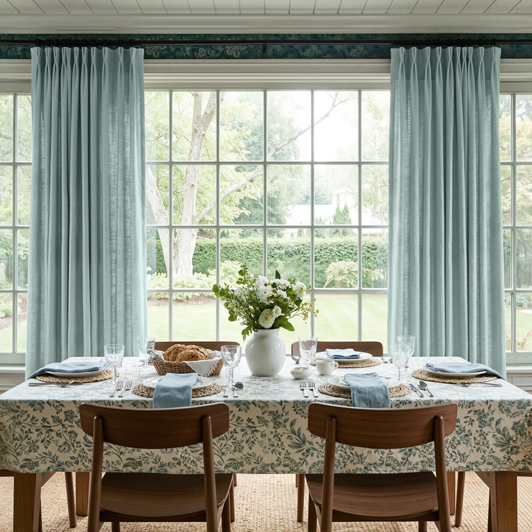 Finley Cotton Blend Textured Curtain