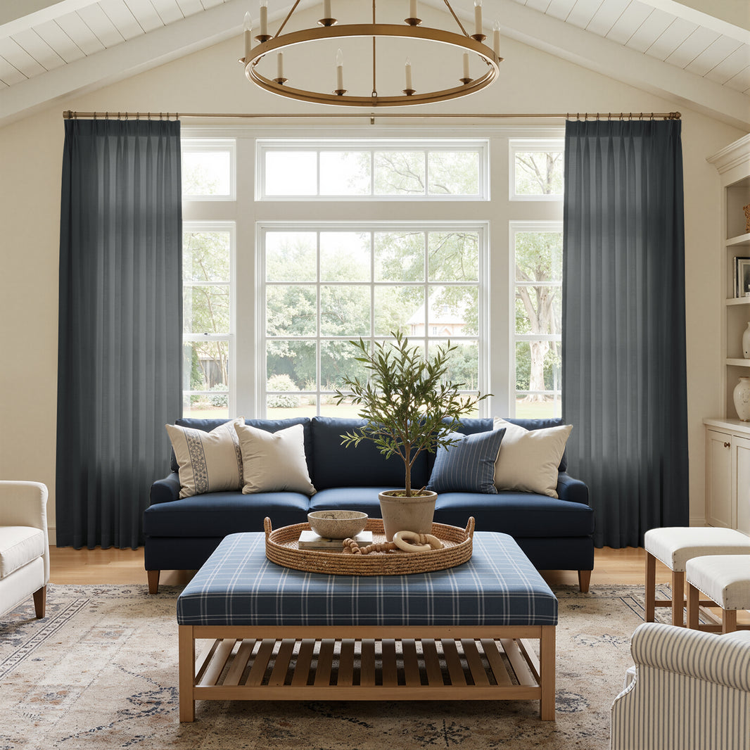 Emery Linen Light Filtering Curtain