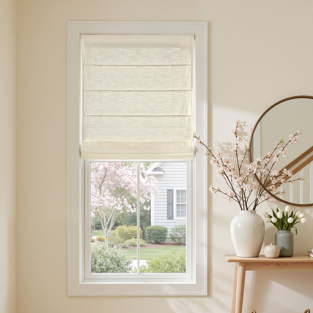 Cortinas opacas de lino Joydeco Flaxaline