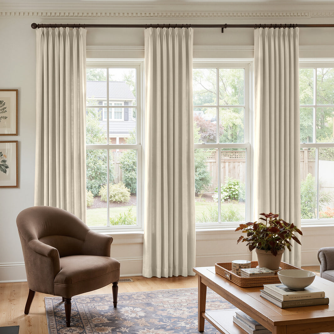 Nolan Coarse Slub Linen Cotton Curtain