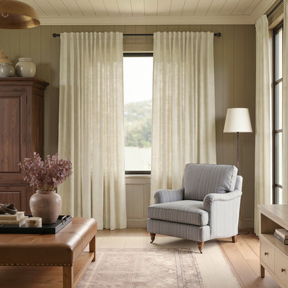 Braden Cotton Linen Light Filtering Curtain