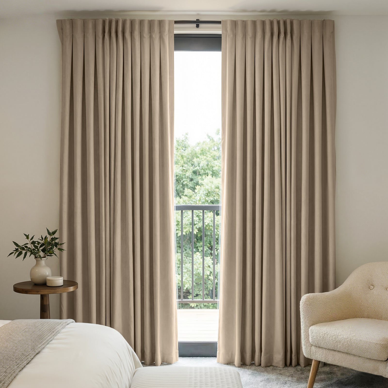 Everly heavyweight chenille blackout drapes for window treatments