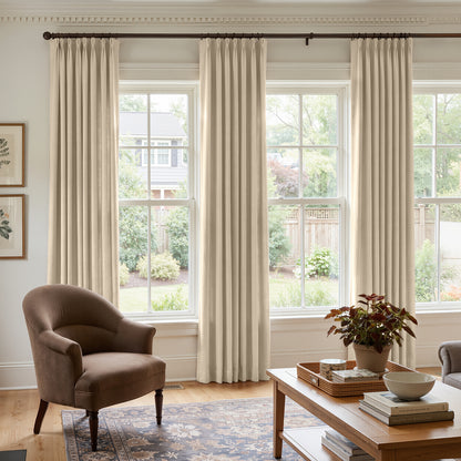 Cortinas opacas de lino Joydeco Flaxaline
