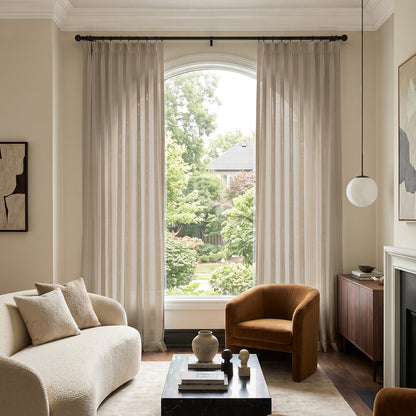 Grove Linen Blend Light Filtering Curtain