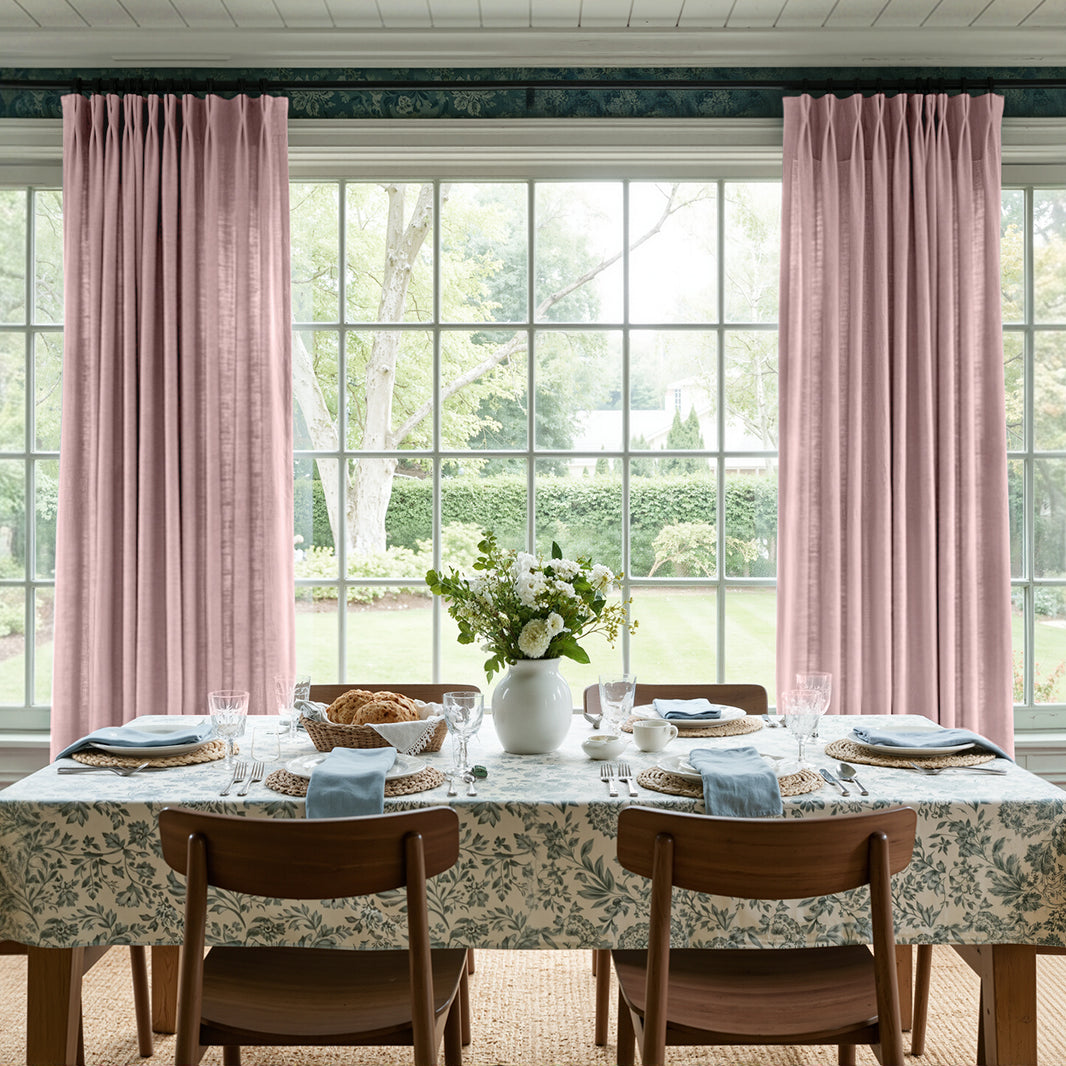 Finley Cotton Blend Textured Curtain