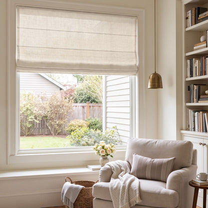 Cortinas opacas de lino Joydeco Flaxaline