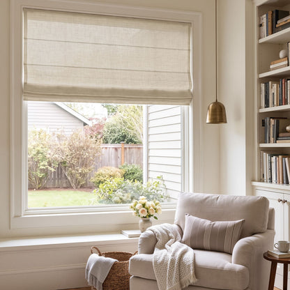 Cortinas opacas de lino Joydeco Flaxaline