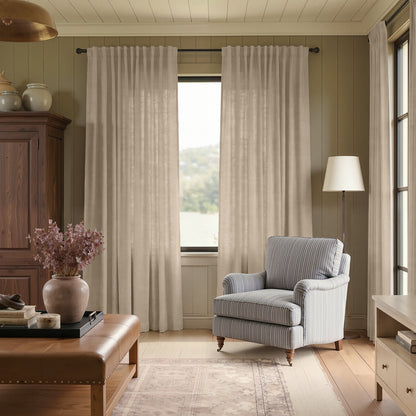 Braden Cotton Linen Light Filtering Curtain