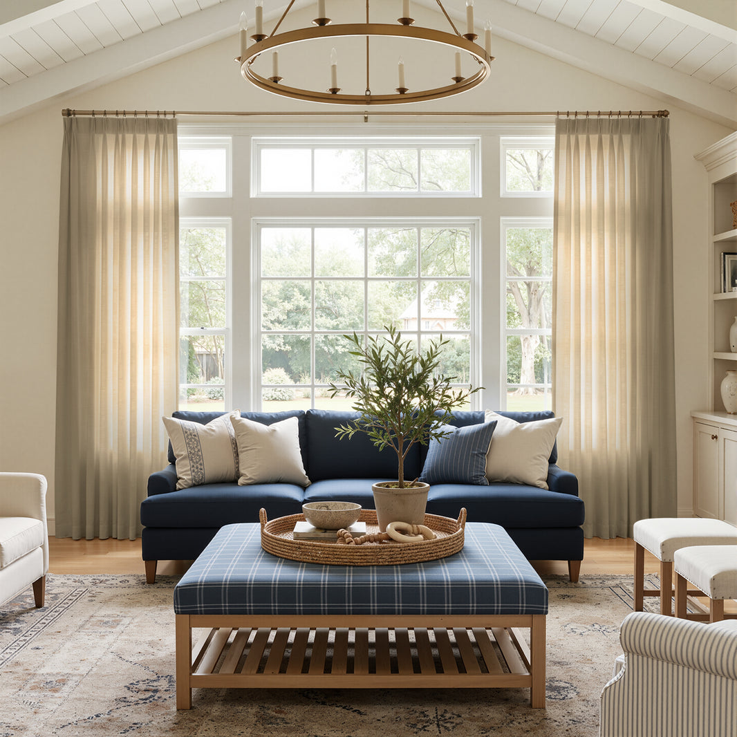 Emery Linen Light Filtering Curtain