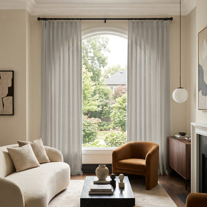 Grove Linen Blend Light Filtering Curtain
