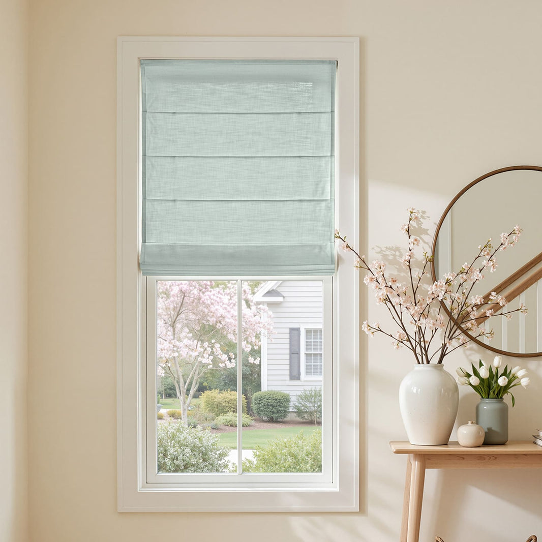 Cortinas opacas de lino Joydeco Flaxaline