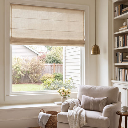 Cortinas opacas de lino Joydeco Flaxaline