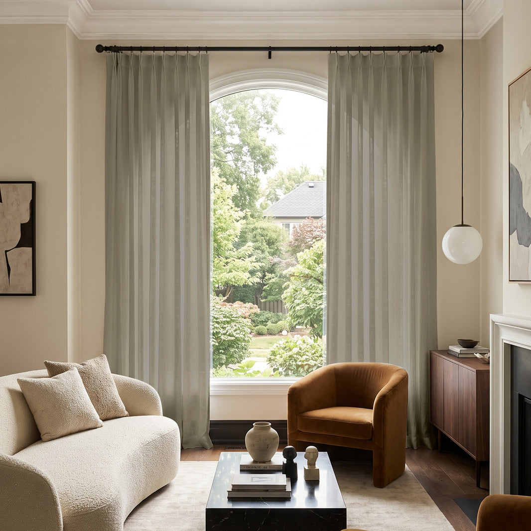Grove Linen Blend Light Filtering Curtain