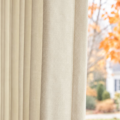 Cortinas opacas de lino Joydeco Flaxaline
