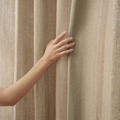 Cortinas opacas de lino Joydeco Flaxaline