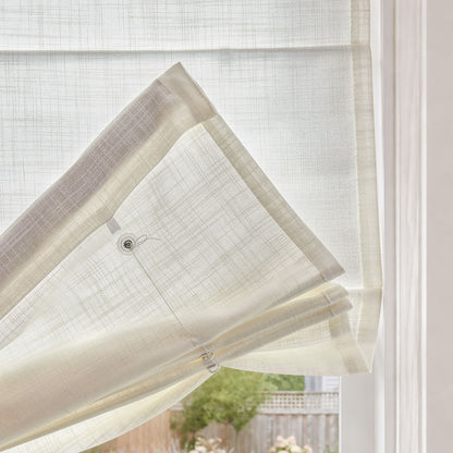 Cortinas opacas de lino Joydeco Flaxaline