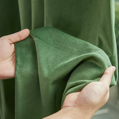 Plush Velvet Room Darkening Curtain