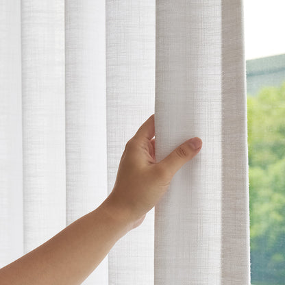 Grove Linen Blend Light Filtering Curtain