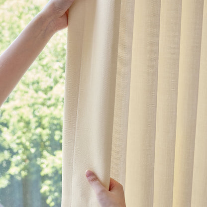 Cortinas opacas de lino Joydeco Flaxaline
