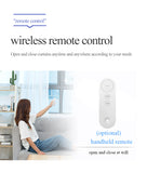 Wifi Curtain Robot Smart Home Roman Rod Electric Curtain Companion Automatic Curtain Opener with Voice Control, Timer, Temperature and Light Sensor, for Google Home, for Siri Shortcuts,