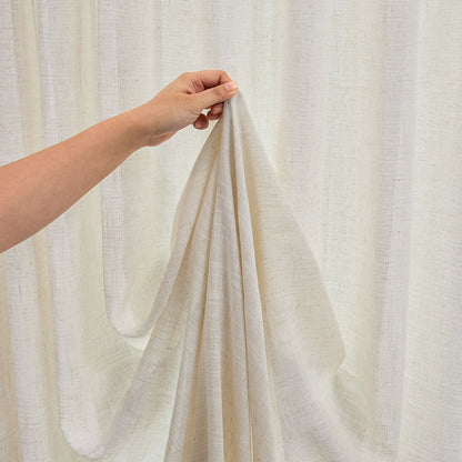 Petal Linen Blend Sheer Curtain