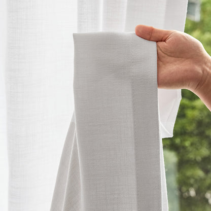 Grove Linen Blend Light Filtering Curtain