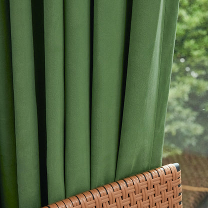 Plush Velvet Room Darkening Curtain