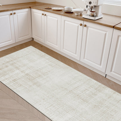 Joydeco Living Room Rug, Non Slip Machine Washable Vintage Runner Rug, Low Pile Lightweight Chenille Print Rugs for Entryway, Hallway, Bedroom, Kitchen and Corridor