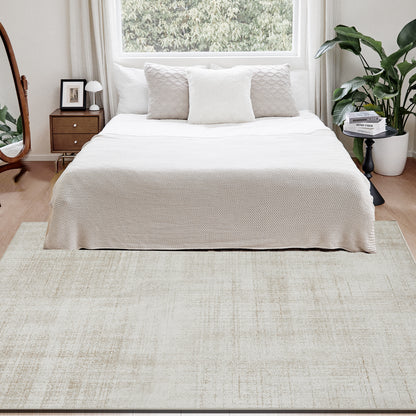 Joydeco Living Room Rug, Non Slip Machine Washable Vintage Runner Rug, Low Pile Lightweight Chenille Print Rugs for Entryway, Hallway, Bedroom, Kitchen and Corridor