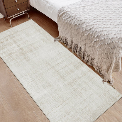 Joydeco Living Room Rug, Non Slip Machine Washable Vintage Runner Rug, Low Pile Lightweight Chenille Print Rugs for Entryway, Hallway, Bedroom, Kitchen and Corridor