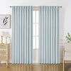 Joydeco Velourette Chenille Blackout Curtains