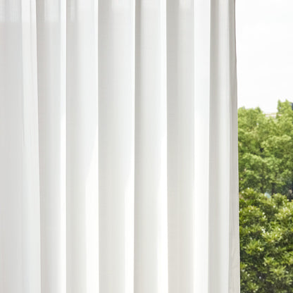 Lily Plain Weave Sheer Curtain