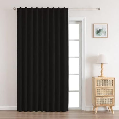 Cortinas opacas Joydeco verdes para sala de estar, dormitorio y puertas francesas.