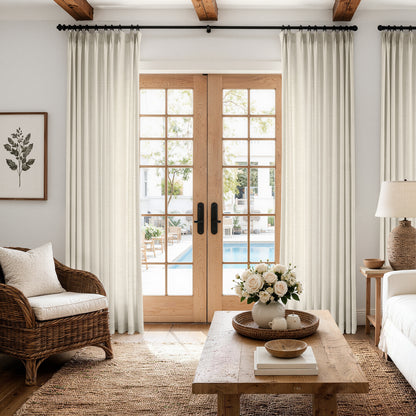 Callan Textured Linen Blend Curtain