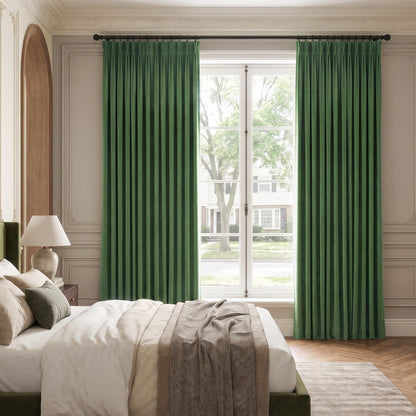 Plush Velvet Room Darkening Curtain