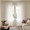 Cortinas de lino personalizadas con filtro de luz Joydeco