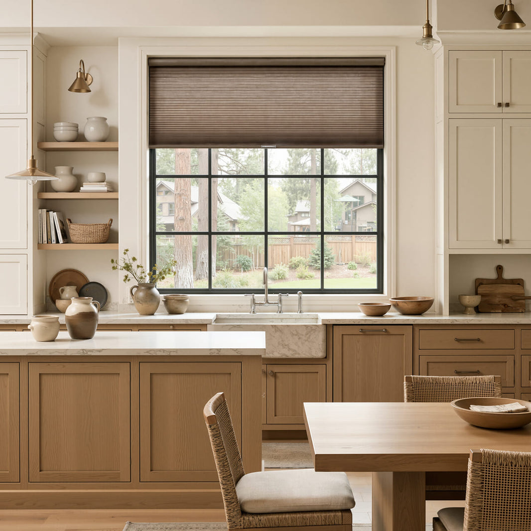 Nora No-Drill Light Filtering Cellular Shade