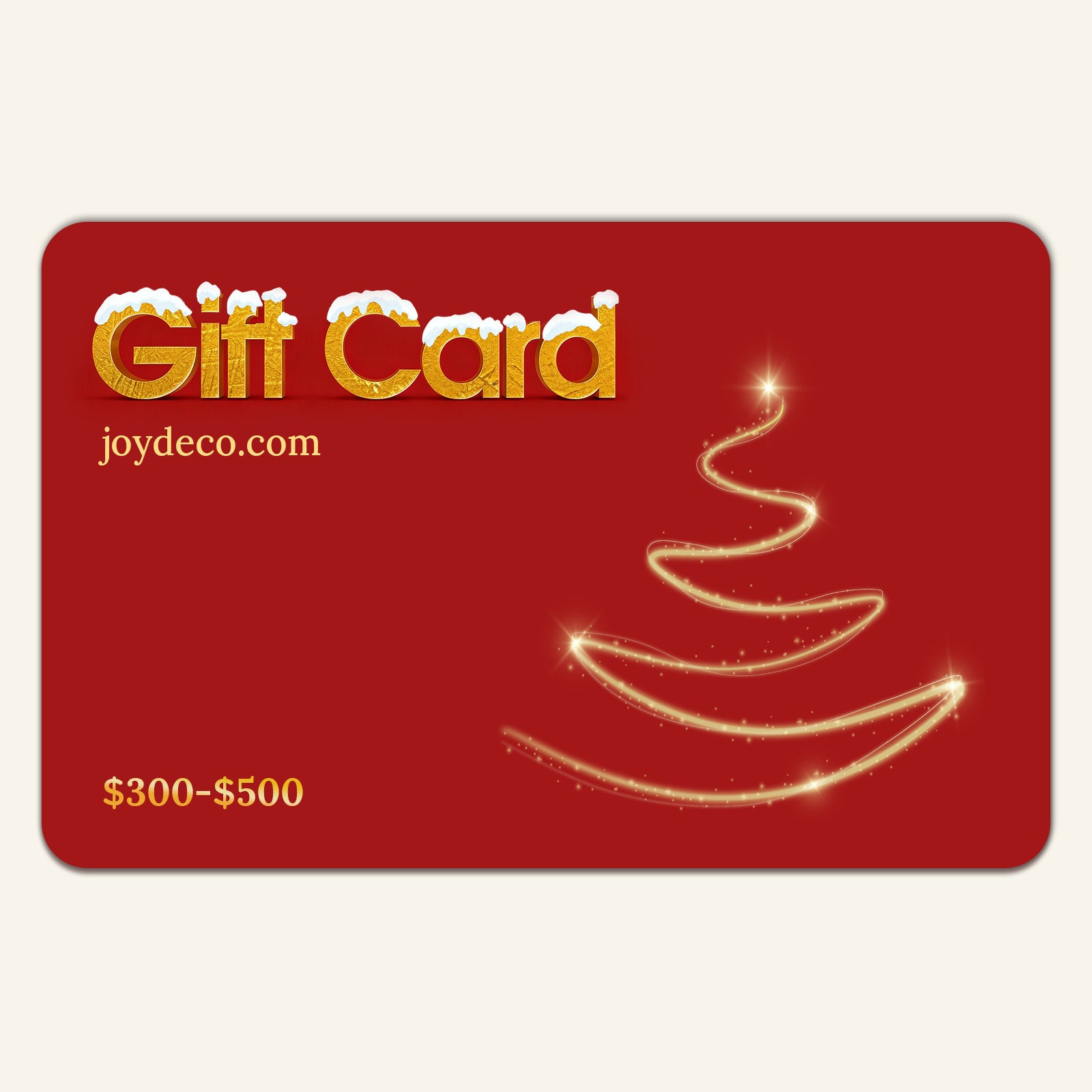 Christmas Exclusive Gift Card