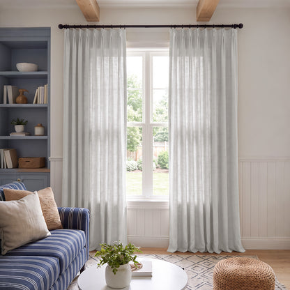 Cedar Linen Blend Light Filtering Curtain