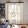 Cedar Linen Blend Light Filtering Curtain