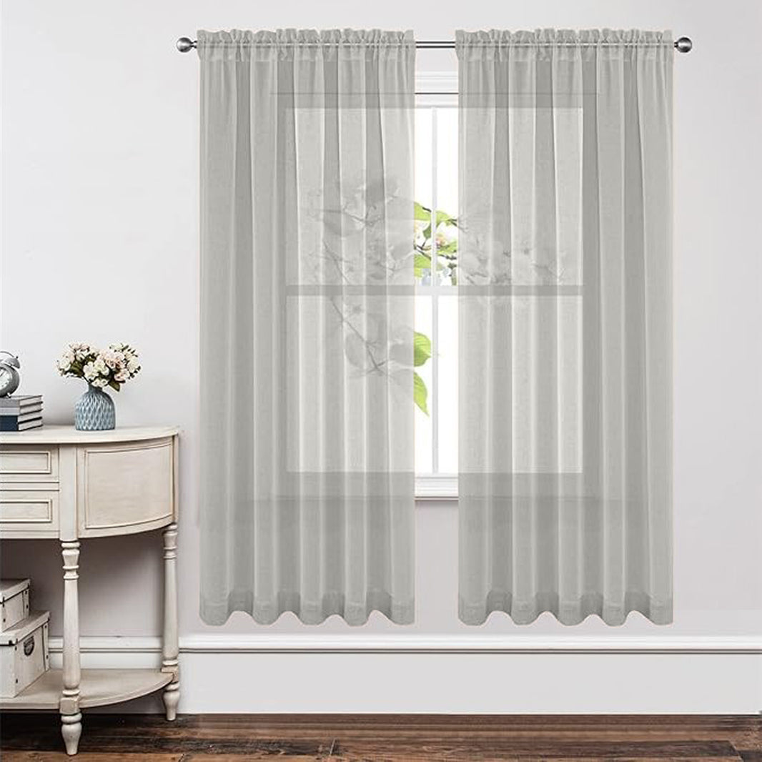 Cortinas transparentes personalizadas Joydeco 