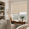Haven Linen Blend 100% Blackout Roman Shade